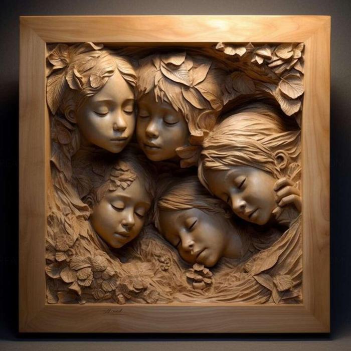 نموذج ثلاثي الأبعاد لآلة CNC 3D Art 